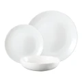 Alex Liddy Superior Collection Coupe Dinner Set 12 Piece in White