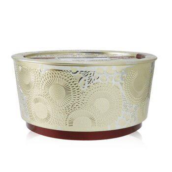 VOLUSPA - Embossed Tin Candle - Rose Otto