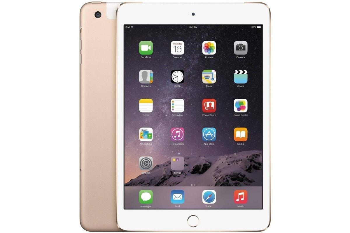 Apple iPad Mini 3 64GB CELLULAR Gold - Excellent - Refurbished