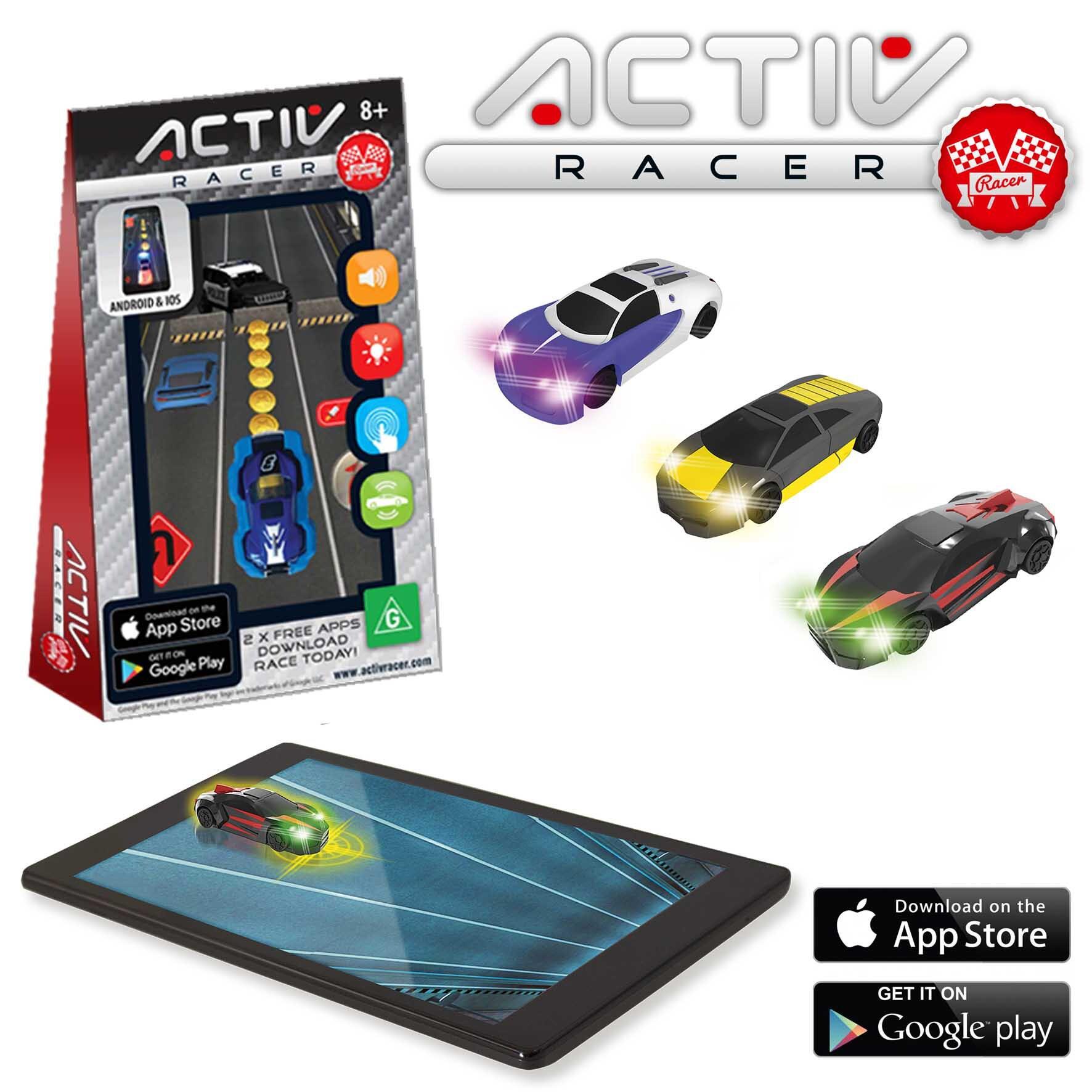 Activ Racer - Mobile Android Ios Racing Game W/ Real Mini Toy Car