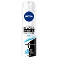 NIVEA Black & White Invisible Pure Anti-perspirant Aerosol Deodorant 150mL