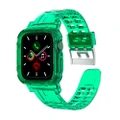 ZUSLAB Apple Watch Series 8 7 6 5 4 3 2 1 SE Bumper Case Band Strap 42mm 44mm 45mm - Green