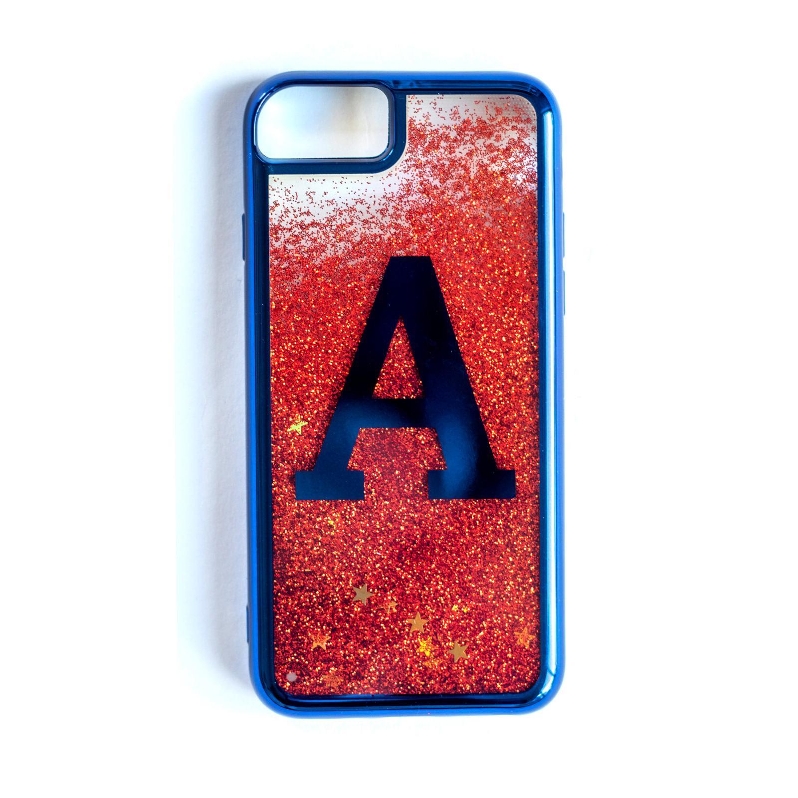Adelaide Crows AFL TYPO Iphone Shake It Glitter Case