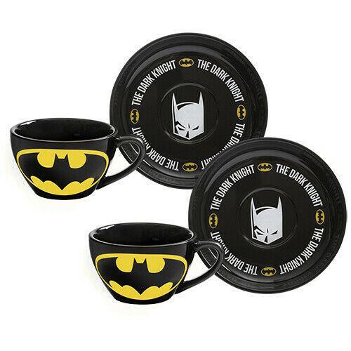 DC Comics Batman Teacups and Saucers Set of 2