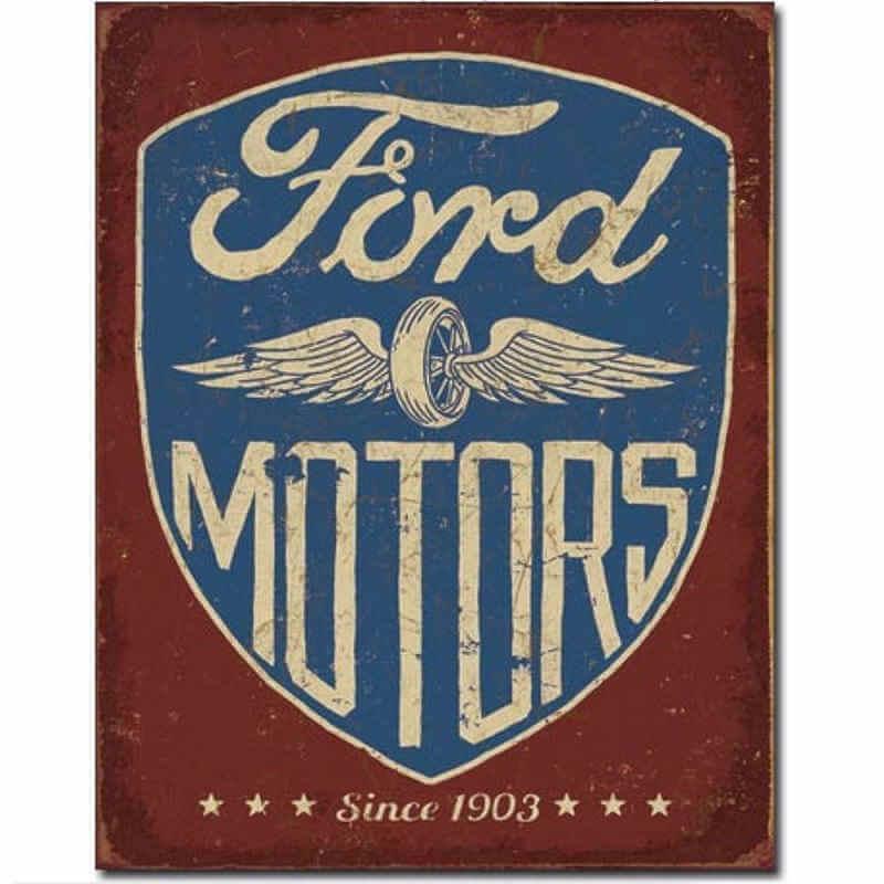 Ford Motors Since 1903 Tin Sign