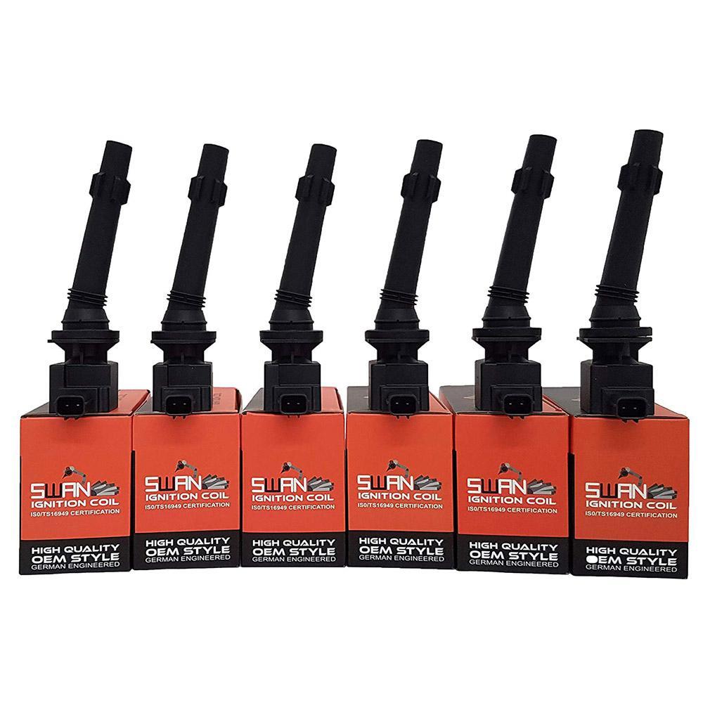 Pack of 6 - SWAN Ignition Coil for Ford Falcon, G6, G6E, Territory & FPV F6, F6E