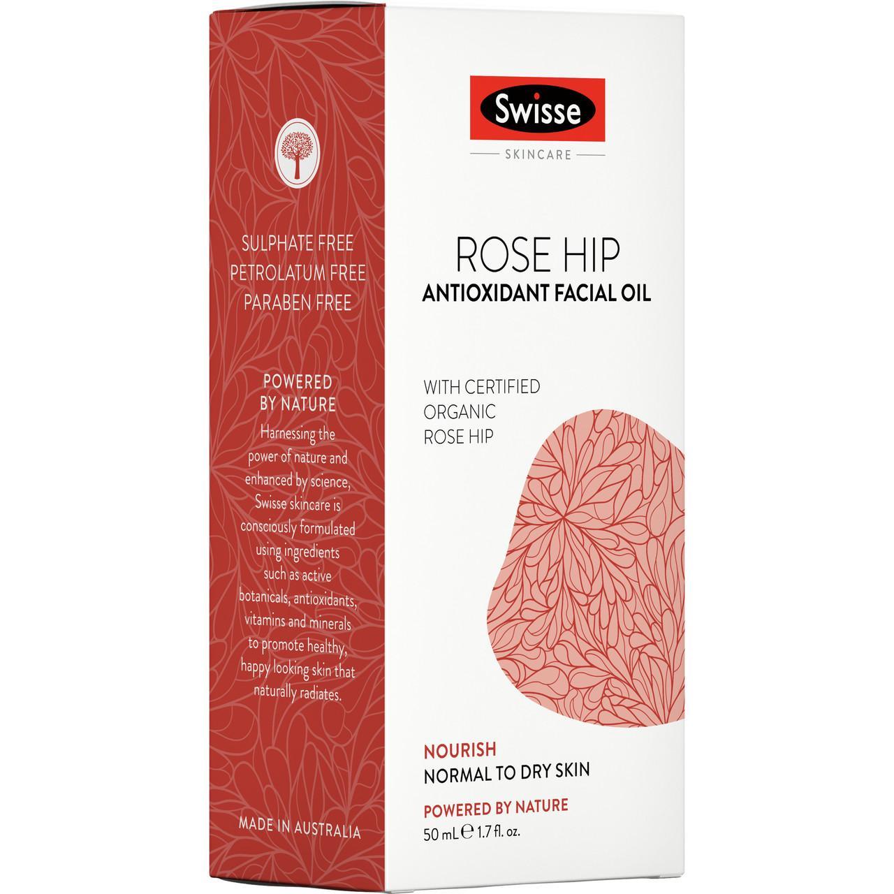 Swisse Skincare Rose Hip Antioxidant Facial Oil 50mL
