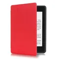 For Amazon Kindle Paperwhite 10th Generation 2018 Leather Case Smart Flip Cover-Red