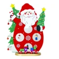 Christmas Creative Wooden Cartoon Desktop Accessories Scene Decoration(Santa )