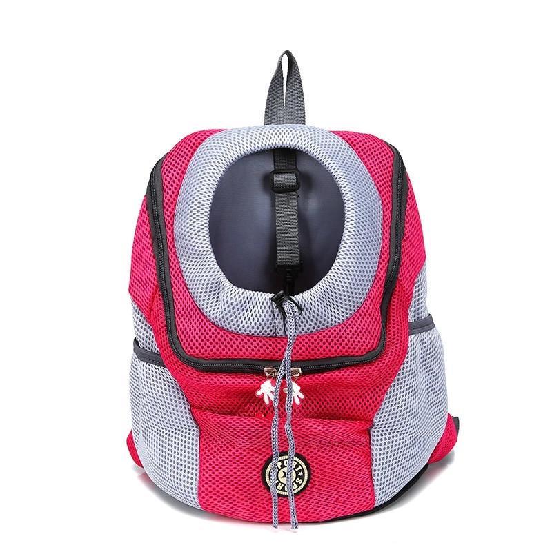 Outdoor Pet Dog Carrier Front Bag Double Shoulder Portable Travel Backpack Mesh Backpack Head, Size:S