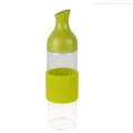 Creative Imitation Wine Bottle Glass Anti Scald Water Bottle with Filter Net(Green)