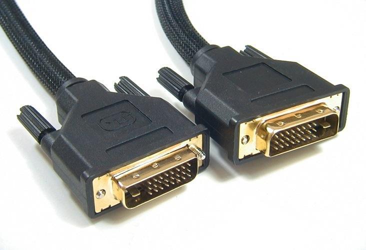 Astrotek DVI-D Cable 2m - 241 pins Male to Male Dual Link 30AWG OD8.6mm Gold Plated RoHS