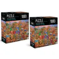 2PK 1000pc Crown Vivid Views Series Arabian Street 68.6cm Jigsaw Puzzle Toy 15y+
