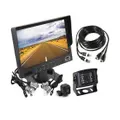 Elinz 7" HD Monitor 4PIN System CCD Reversing Camera Kit Trailer Cable MIC BLACK