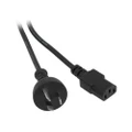 Doss 5m Black Power Lead IEC-C13 Appliance Cord 3 pin AU plug to IEC socket