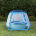 Pool Tent Fabric 500x433x250 cm Blue vidaXL