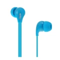 Moki 45deg Comfort Buds In-Ear Earphones 3.5mm Jack for FM Radio/iPad/Laptop Blue