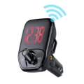 Sansai 5V Bluetooth Driving/Car Hands-Free Audio/Calls/Charge FM Transmitter BLK