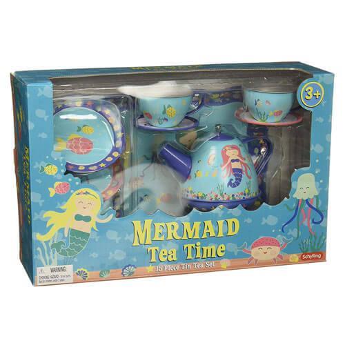 Schylling Tin Tea Set - Mermaid