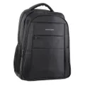 Pierre Cardin RFID Lightweight Backpack + USB Port-Black