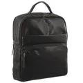 Pierre Cardin Leather Backpack - Black