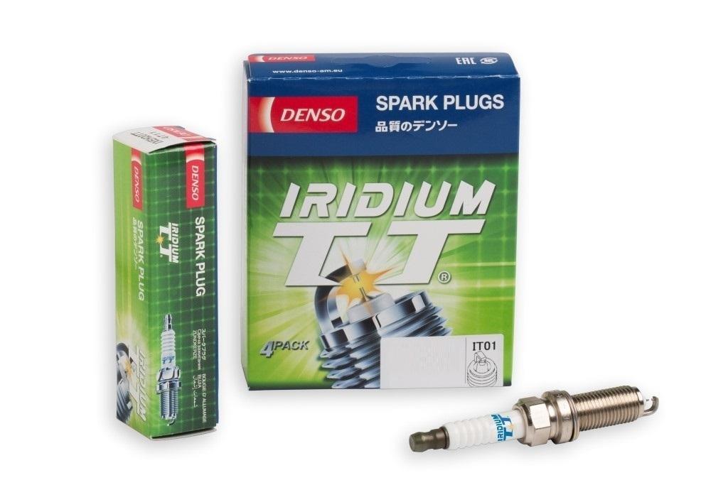 Denso Iridium TT spark plugs for Toyota Corolla 1.8L 4Cyl 16V 7A-FE AE96