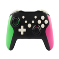 Game Console Handle 6-axis Vibration Burst Wireless Bluetooth Game Handle Suitable for Switch Pro-Green Purple
