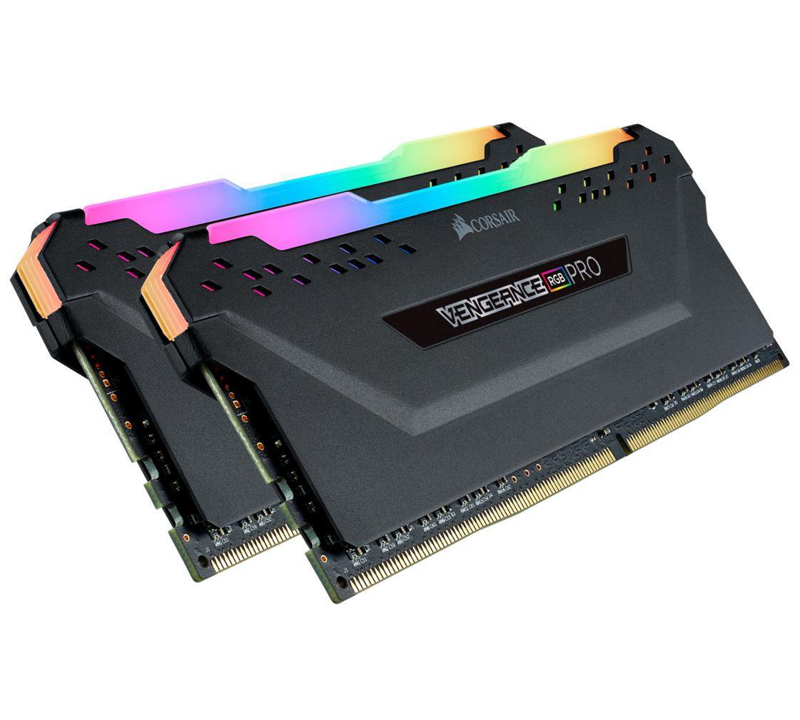 CORSAIR Vengeance RGB PRO 32GB 2x16GB DDR4 3600MHz C16 Desktop Gaming Memory AMD Optimized