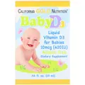 California Gold Nutrition Baby Vitamin D3 Drops - 400 IU, 10ml