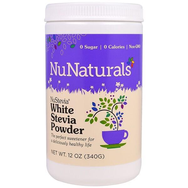 NuNaturals NuStevia White Stevia Powder 340g