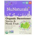 NuNaturals Organic Sweetener Stevia and Monk Fruit - 70x 1g Packets (70g)