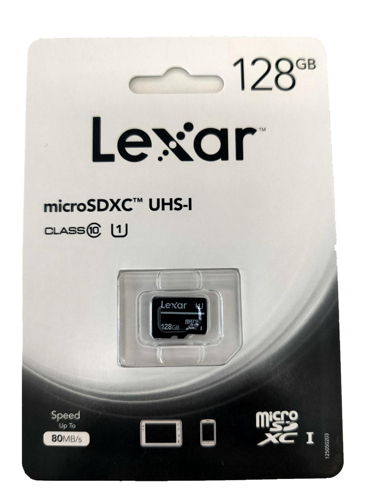Lexar Micro SD card High Performance 128GB SDHC/SDXC UHS-I C10 80MB/s