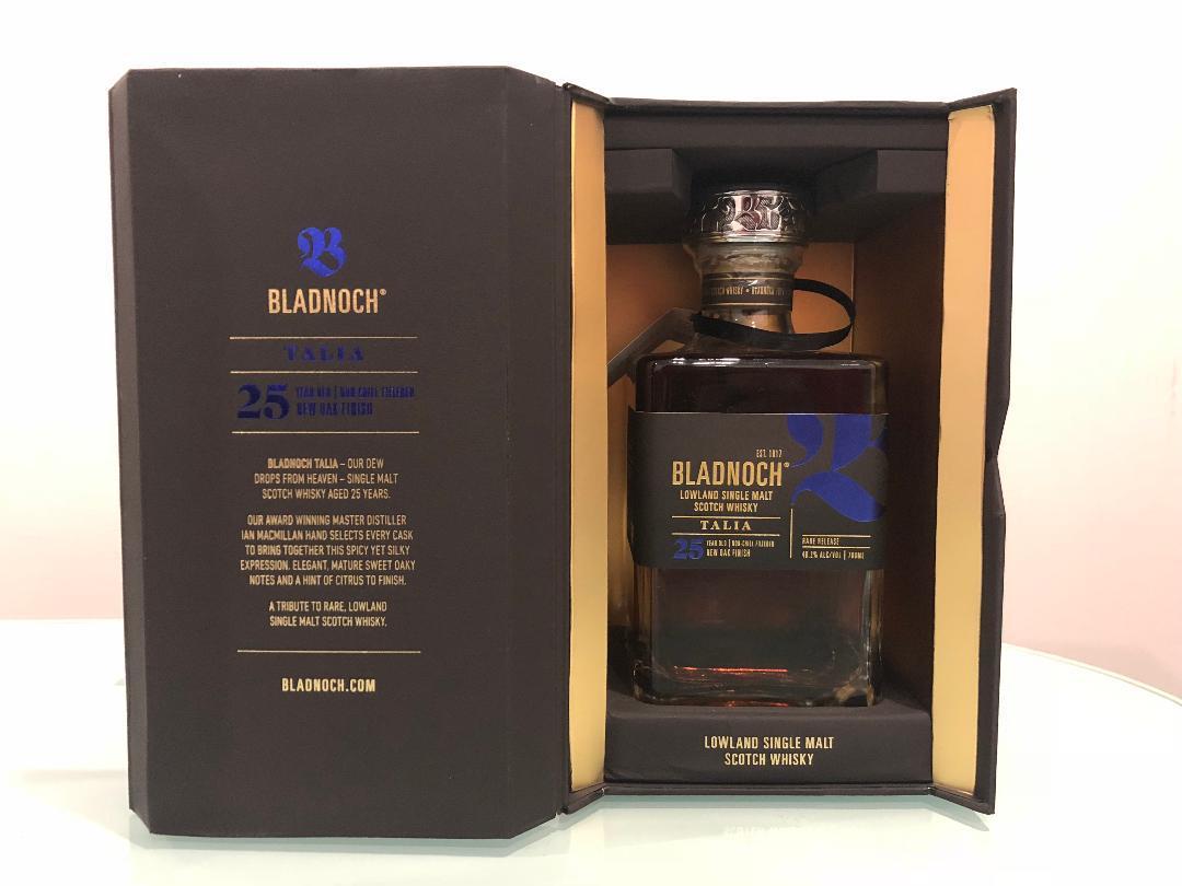 Bladnoch Talia 25 Year Old Single Malt Scotch Whisky 700mL@ 49.2% abv