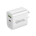 20W PD Fast Charger + QC3.0 Qualcomm Quick Charger for iPhone, iPad & Android