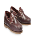Timberland Womens Classic Amherst 2 Eye Boat Shoes Leather Loafers Flat - Brown - US 5