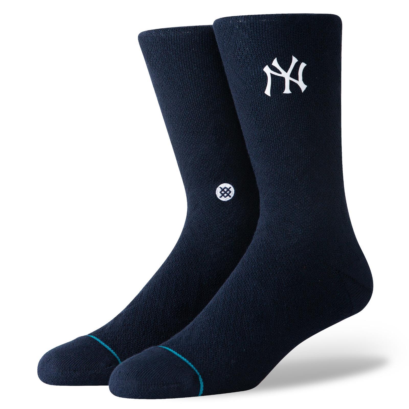 Stance Mens New York Yankees Socks Baseball Diamond - Navy - M