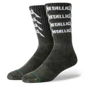 Stance Metallica Stack Crew Socks Rock Band Music Medium Cushioning Official Authentic - L