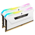 CORSAIR Vengeance RGB PRO SL 16GB 2x8GB DDR4 3200Mhz C16 White Heatspreader Desktop Gaming Memory