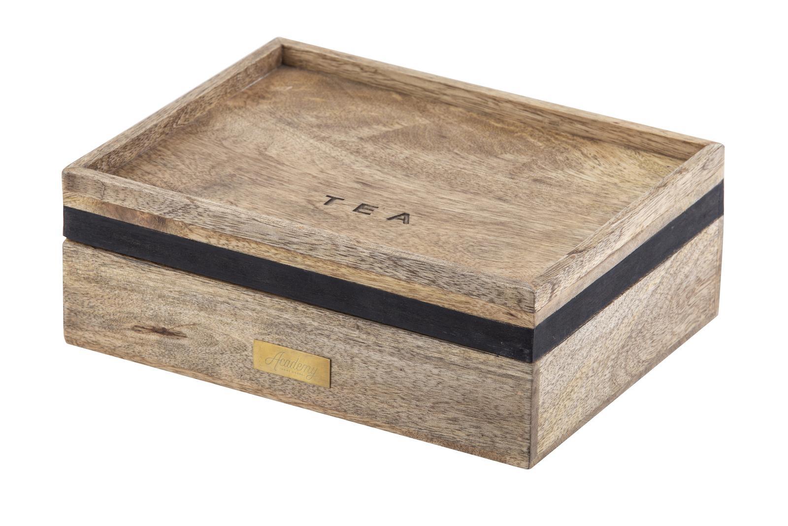 James Mango Wood Tea Box
