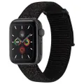 Case-Mate Nylon Sport Wrist Band/Strap for 42-44mm Apple Watch Metallic Black