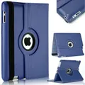 360 Rotate Leather Case Cover Apple iPad Air 2-NavyBlue