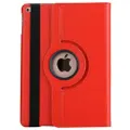 360 Rotate Leather Case Cover Apple iPad Air 1-Red