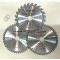 3PC Circular Saw Blades 185mm 24T,48T,60Teeth 30MM BORE With 3 Reduction
