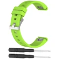 22mm Quick Release Silicone Watch Band For Garmin [Colour: Lime]