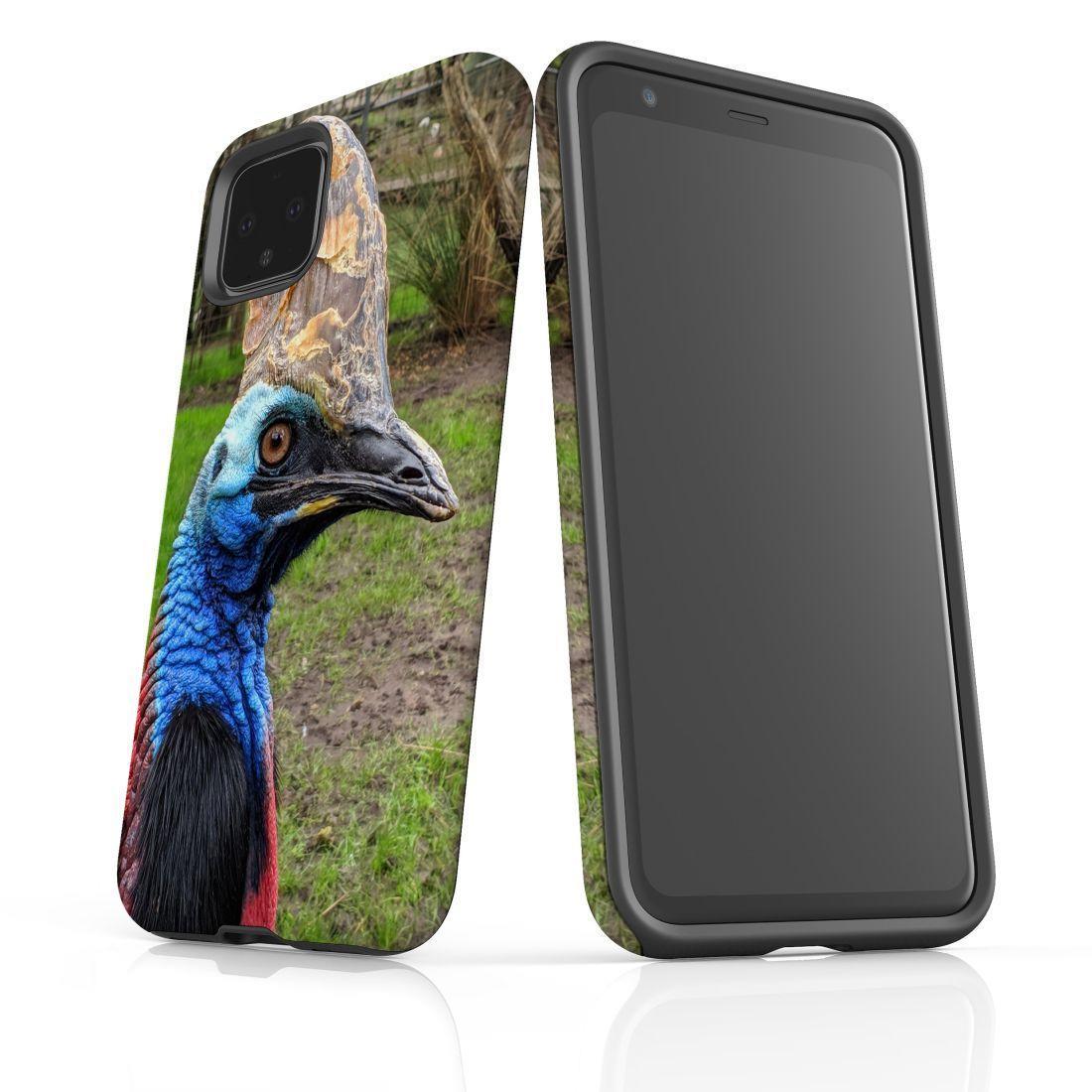For Google Pixel 4 XL Case Armour Protective Cover Cassowary