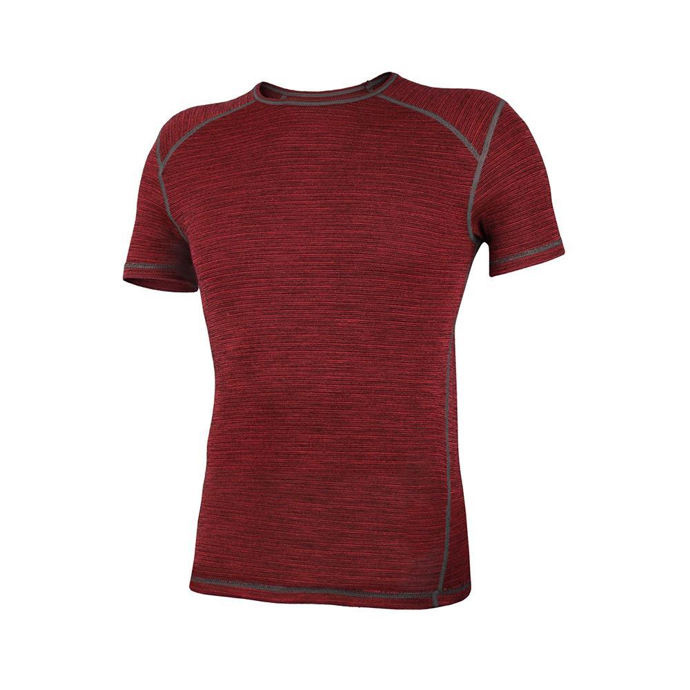 Wilderness Men Short Sleeve Tee Top Thermal Winter Activewear Shirt Size XL Red