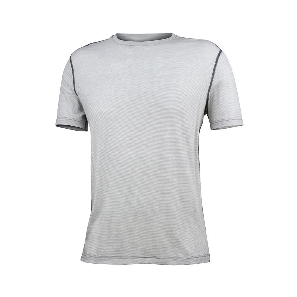 Wilderness Men Short Sleeve Tee Top Activewear Base Layer T-Shirt Size M Grey