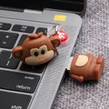 64GB USB 2.0 12 Chinese Zodiac Flash Drive Lovely Cartoon Mascot Animals Model U Pen (monkey)