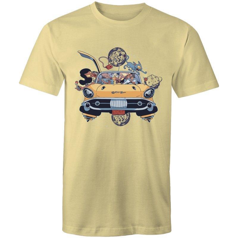 Men's Crazy Flying Car T-shirt