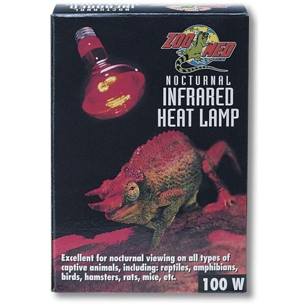 Infrared 100 Watt Nocturnal Reptile Heat Spot Lamp by Zoo Med
